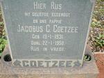 COETZEE Jacobus C. 1931-1958