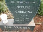 VUUREN Neeltje Christina, van nee BESTER 1918-1983