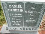 VUUREN Daniël Hendrik, van 1917-2000