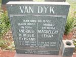 DYK Andries Burger Sybrand, van 1887-1958 & Magdelena Levina 1880-1969