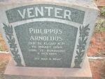VENTER Philippus Arnoldus 1894-1964