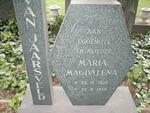 JAARSVELD Maria Magdalena, van 1932-1958
