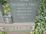 EEDEN Theodorus Ernst, van 1931-1959