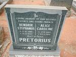 PRETORIUS Hendrik Stephanus 1881-1947 & Alice Caroline 1894-1980