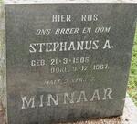 MINNAAR Stephanus Albertus 1906-1967