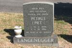 LANGENEGGER Petrus 1898-1984