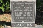 JACOBS Frederick Daniel 1898-1992 & Hester Salomina 1904-1990