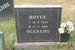 OLCKERS Boyce 1924-1994