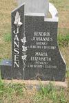 JANSEN Hendrik Johannes 1915-1987 & Maria Elizabeth STOLS 1923-1999