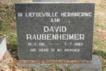 RAUBENHEIMER David 1911-1993