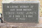 JONES Edith Anne 1906-1966