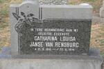 RENSBURG Catharina Louisa, Janse van 1916-1974