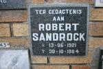 SANDROCK Robert 1921-1984