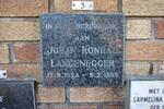 LANGENEGGER Johan Konrad 1924-1965