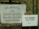STONE Edith -1918 :: MANN Ivy nee STONE