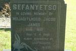 SEFANYETSO Mojaditlhogo Jacob James 1893-1940