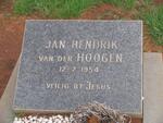 HOOGEN Jan Hendrik, van der  -1954