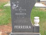 FERREIRA Frederick 1919-1985