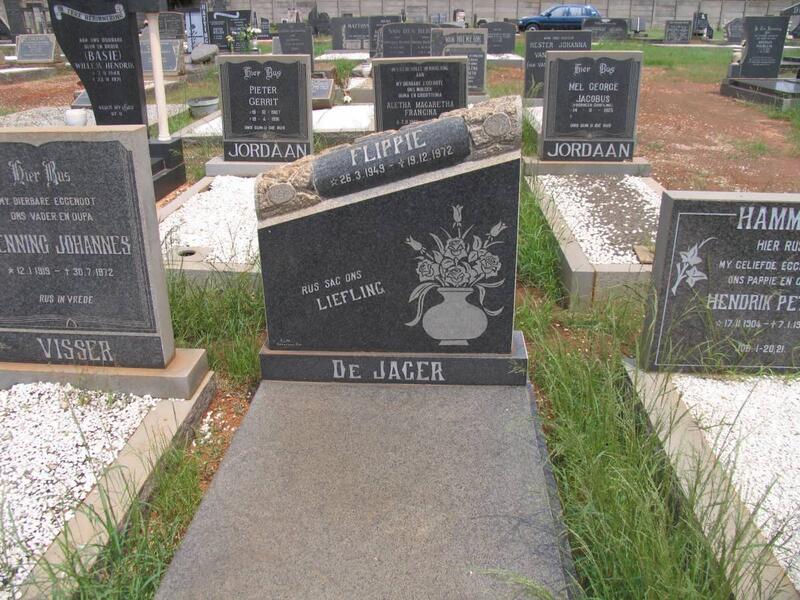 JAGER Flippie, de 1949-1972