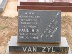 ZYL Paul H.S., van 1937-1989