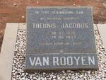 ROOYEN Theunis Jacobus, van 1936-1993