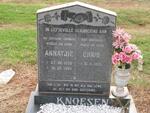 KNOESEN Chris 1933-  & Annatjie 1935-1994