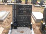 ROUX Gawie 1932-1997 & Hester 1938-