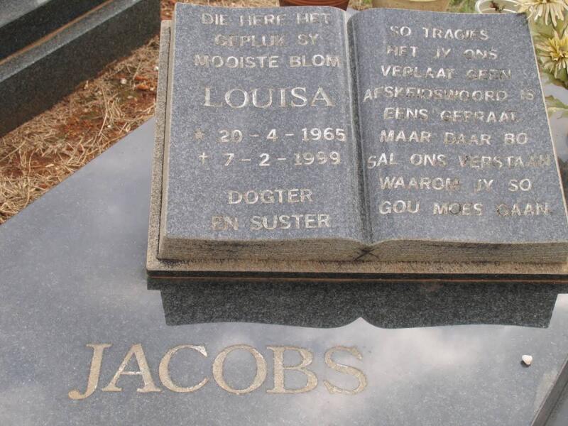 JACOBS Louisa 1965-1999