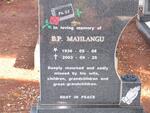 MAHLANGU B.P. 1936-2003