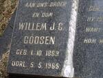 GOOSEN Willem J.C. 1889-1965
