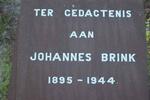 BRINK Johannes 1895-1944