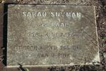 SNYMAN Sarah nee RAAL -1949