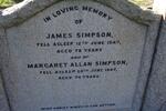 SIMPSON James -1947 & Margaret Allen -1947