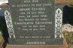 JOHNSON Johan Eckard 1904-1956 & Emmerentia Catherine 1906-1973