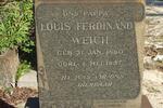 WEICH Louis Ferdinand 1880-1957