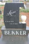 BEKKER Kosie 1929-1970