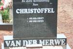 MERWE Christoffel, van der 1957-1999