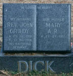 DICK John Grady 1910-1991 & Mary A.R. 1917-