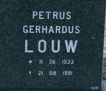 LOUW Petrus Gerhardus 1933-1991