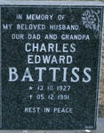 BATTISS Charles Edward 1927-1991