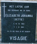 VISAGIE Elizabeth Johanna 1903-1993
