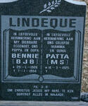 LINDEQUE B.J.B. 1926-1994 & M.S. 1925-