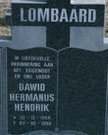 LOMBAARD Dawid Hermanus Hendrik 1944-1994