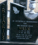 PRETORIUS Willie 1927-1994