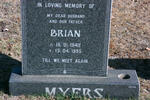 MYERS Brian 1942-1995