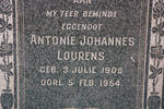 LOURENS Antonie Johannes 1908-1954