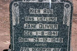 OLIVIER Jane 1941-1948