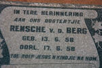 BERG Renche, v.d. 1958-1958