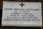 MONTGOMERY Hendrik Stephanus 1934-1935