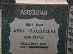 BOTHMA Anna Magdalena nee BRITZ  1886-